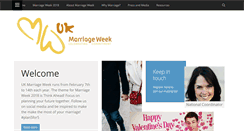 Desktop Screenshot of marriage-week.org.uk
