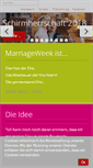 Mobile Screenshot of marriage-week.de