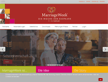 Tablet Screenshot of marriage-week.de
